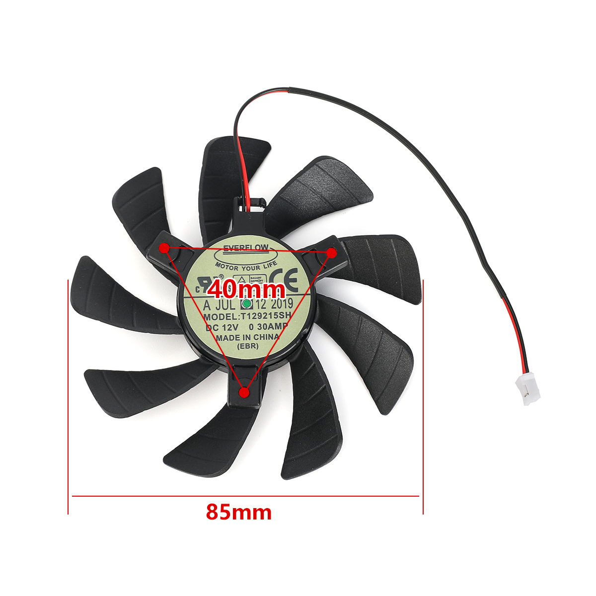 New 85mm T129215SH Cooler Fan  - Rtx 3090 24Gb Gddr6X ulasan dan harga